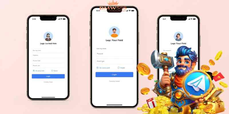 Responsive login system optimized for smartphone and tablet screens.