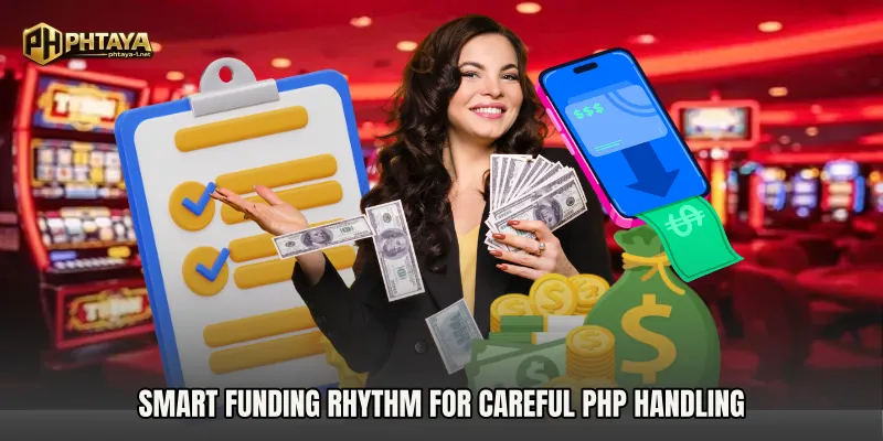 Smart funding rhythm for careful PHP handling